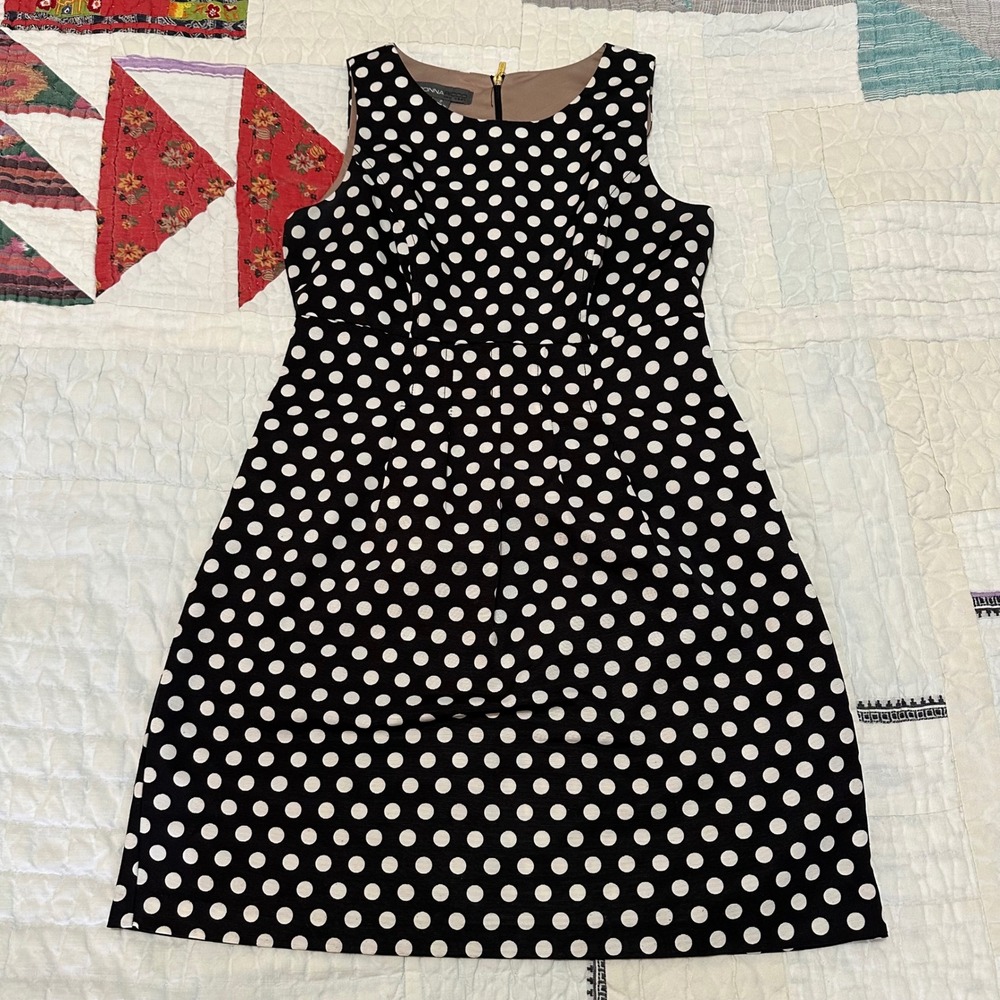 Donna Ricco Polka Dot Dress